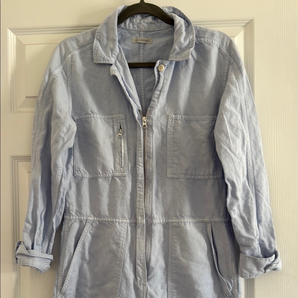 Outerknown Light Blue Utility Jumpsuit